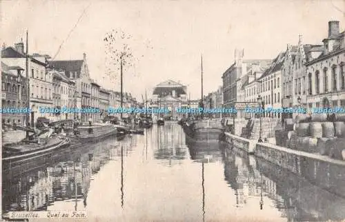 R279902 Bruxelles Quai au Foin Postkarte 1906