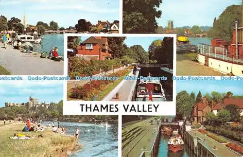 R283278 Thames Valley Postkarte Mehrfachansicht