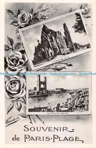 R283289 Souvenir de Paris Plage Fauchois Multi View