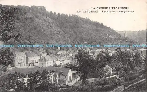 R281604 La Creuse Pittoresque 679 Aubusson Les Abattoirs vue generale