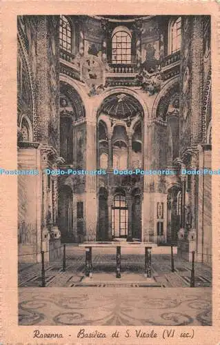 R285692 Ravenna Basilica di S Vitale V I sec Tarantola R Prefettura Terni