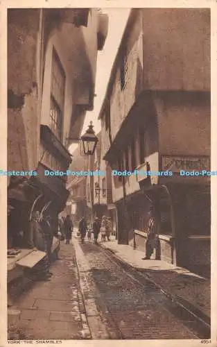 R285694 York The Shambles Valter Scott 1908