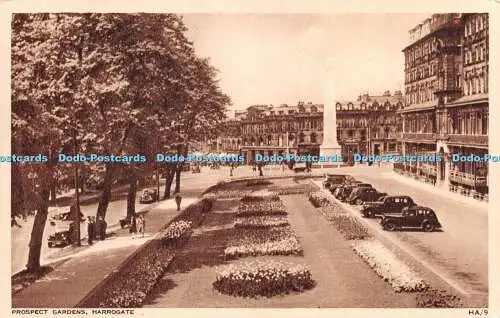 R281894 Prospect Gardens Harrogate HA 9 Fotogravur Reproduktion