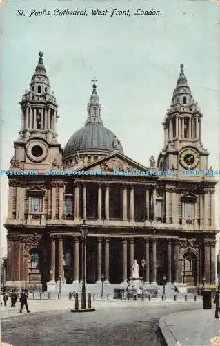 R284782 London St Paul Cathedral West Front The Philco Publishing Ser No 2665
