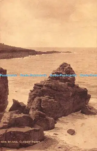 R284939 St Ives Clodgy Point Photochrom Sepiatone Serie