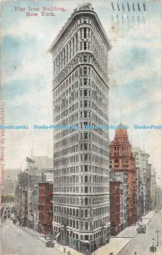 R284977 New York Flat Iron Building Success Postal Card Co No 1012 Irving Underh