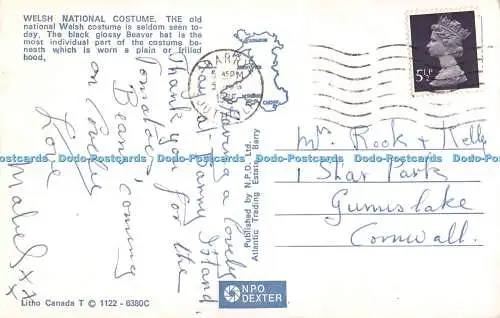 R285074 Welsh National Costume N P O Dexter 1975