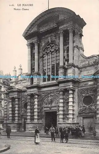 R285120 Le Havre Notre Dame Postkarte