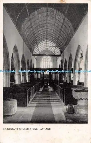 R285121 Hartland Stoke St Nectan Church A Sweetman Publication Monochrome Serie