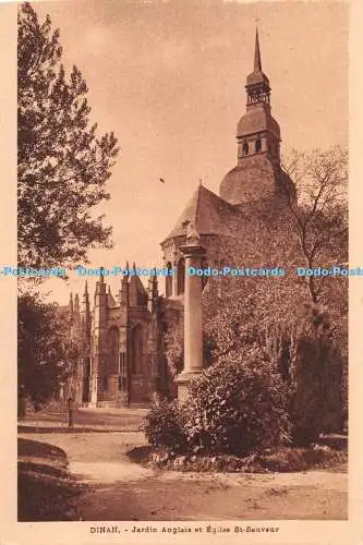 R285168 Dinan The English Garden and St Sauveur Cathedral M Pambrun Serie 1 No 1