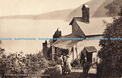 R286593 Clovelly Rose Cottage and The Bay J Salmon Sepio Style