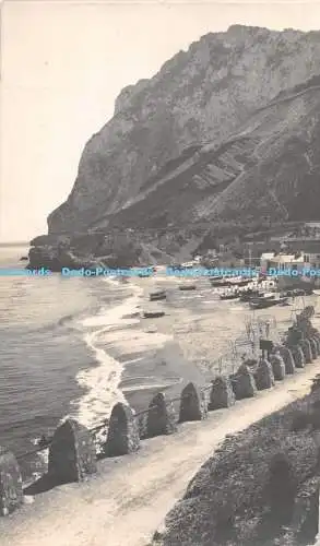 R286858 Unbekannte Strand Berg Felsen Postkarte