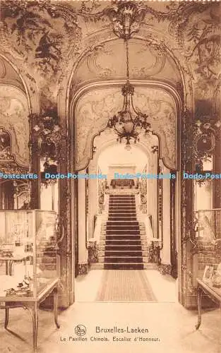 R287181 Nels Bruxelles Laeken Le Pavillon Chinois Escalier dHonneur Ern Thill