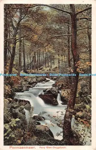 R287788 Penmaenmawr Fairy Glen Dwygyfylchi Peacock Series Autochrom Pictorial St