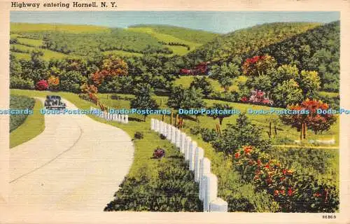 R287964 Highway Einfahrt Hornell N Y A W Smith Tichnor Qualitätsansichten Tichnor Bro