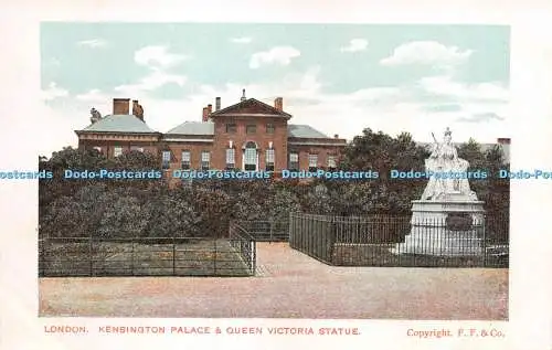 R287969 London Kensington Palace and Queen Victoria Statue F F