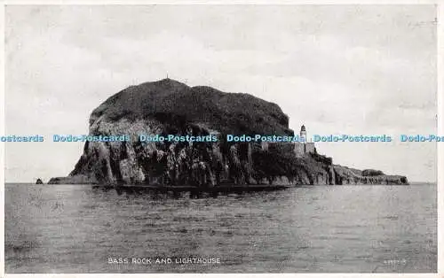 R290067 Bass Rock and Lighthouse 40993 Valentines Bromotone