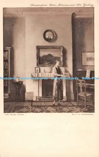 R288597 Huddersfield Öffentliche Bibliotheken und Kunstgalerie The Music Room F H Shepher