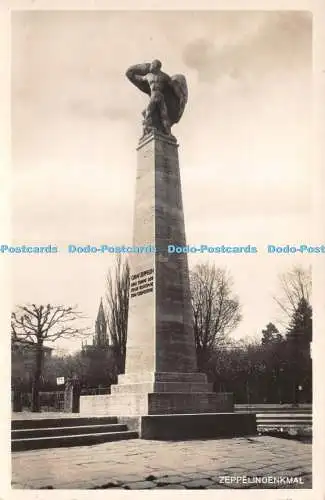 R288658 Zeppelindenkmal Konstanz Zeppelin Denkmal am Gondelhafen Friedr Stadler