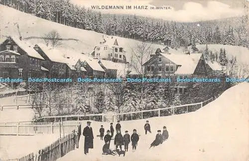 R290350 Wildemann im Harz im Winter Richard Wildemann i H 1909 1911