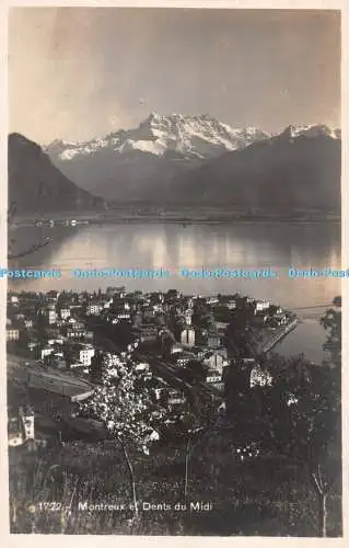 R289047 1722 Montreux et Dents du Midi Societe Graphique Neuchatel