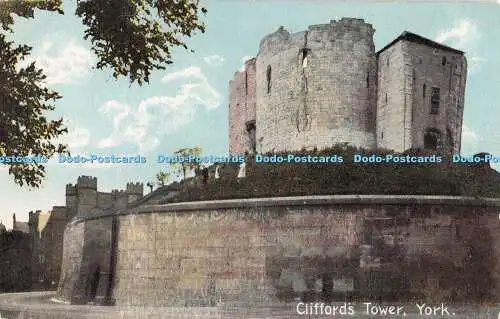 R290812 Cliffords Tower York Fine Art Postkarten Shureys Publikationen