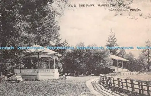 R290931 Nr 21 The Park Masterton N Z Winzenberg Photo Henderson Series