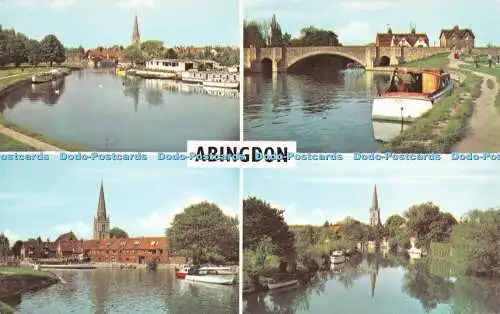 R292092 Abingdon The River Thames St Helen Church Bridge and River Thames Multi