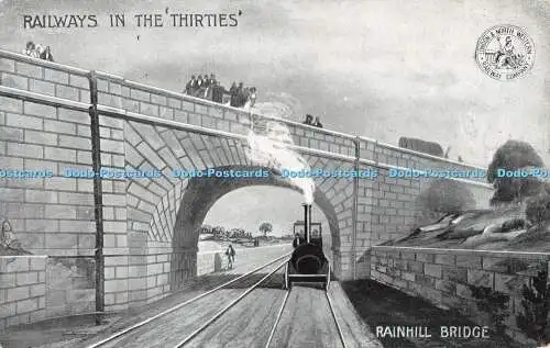 R290994 Eisenbahn in den dreißiger Jahren Rainhill Bridge London und North Western Railway