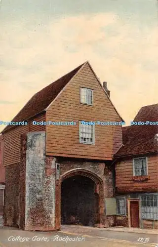 R289313 College Gate Rochester 29 10 The British Mirror Series 1906