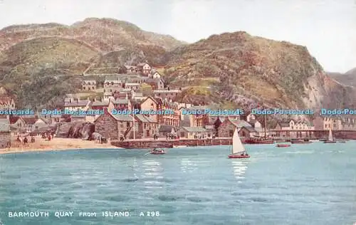 R291020 Barmouth Quay from Island A298 Kunstfarbe Brian Gerald Valentines