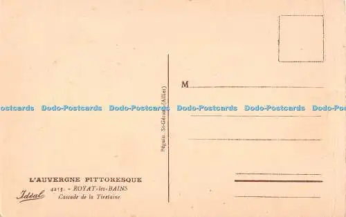 R289366 LAuvergne Pittoresque 4253 Royat les Bains Cascade de la Tiretaine Ideal