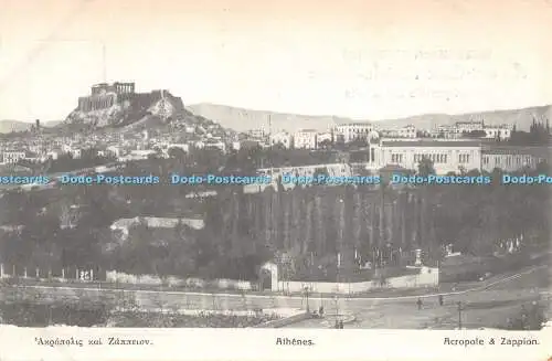 R291088 Athenes Acropole und Zappion A Pallis