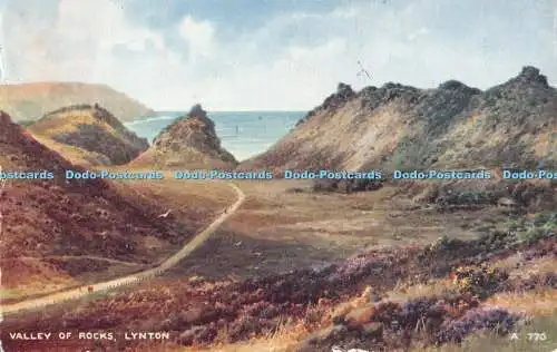 R291170 Valley of Rocks Lynton A 770 Kunstfarbe Brian Gerald Valentines 1960