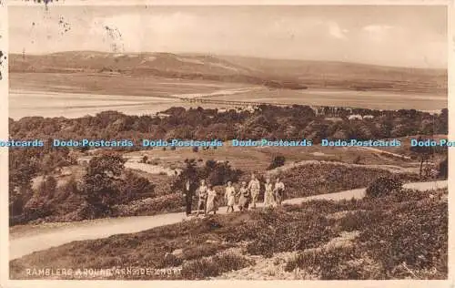 R291178 Ramblers Around Arnside Knott 221692 J D Wilson Valentines 1935