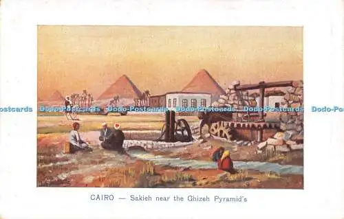 R291211 Kairo Sakieh bei den Ghizeh Pyramiden Le Caire Sakieh aux environ des Py