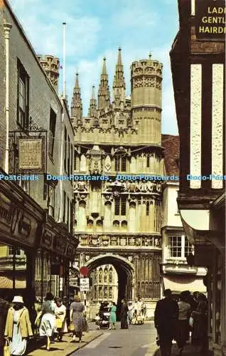 R292317 Canterbury Mercery Lane Postkarte