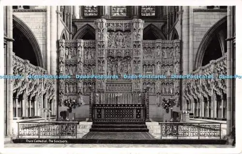 R292387 Truro Cathedral The Sanctuary Frank Grattan A R P S Penpol Picturecards