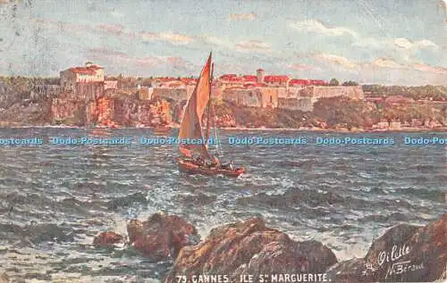 R292411 Cannes Ile S Marguerite Tuck Oilette 1921