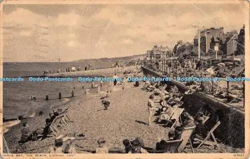 R293854 Herne Bay The Beach Looking East V3447 Photochrom Co LTD Graphic Studios