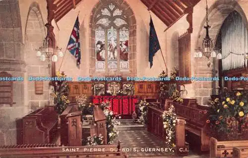 R292481 C I Guernsey Saint Pierre du Bois Postkarte