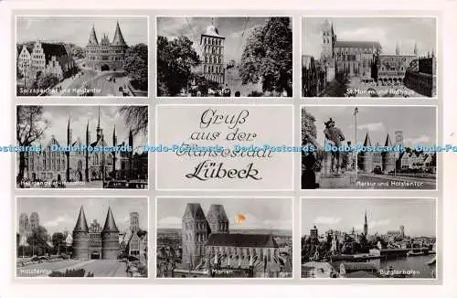 R291399 Gruss aus der Hansestadt Lübeck Hans Andres Hans Hartz Multi View