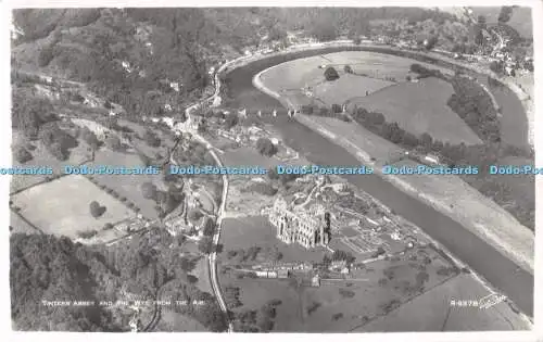 R293920 Tintern Abbey And The Wye From The Air R 6578 Walter Scott RP