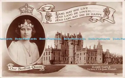 R293922 Glamis Castle The Home of H M Queen Elizabeth Our Scottish Queen Photo V