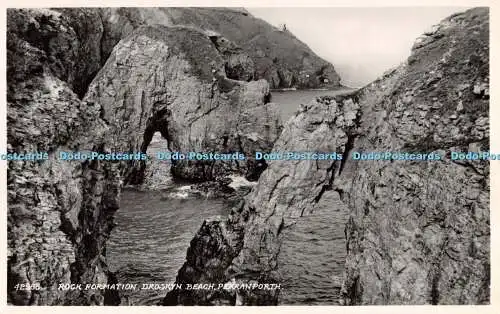R292600 Perranporth Droskyn Beach Rock Formation Harvey Barton RP