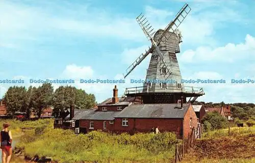 R291593 Roggen Die alte weiße Windmühle Postkarte