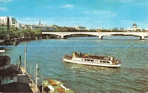 R289876 Waterloo Bridge and River Thames London PT1018