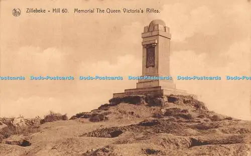 R292681 Zillebeke Hill Memorial The Queen Victoria Rifles Nels Ern Thill Serie 7