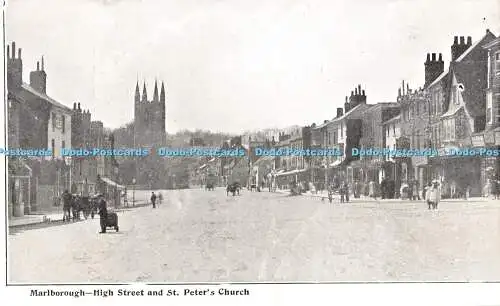 R291712 Marlborough High Street und St Peter Church