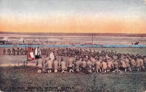 R294181 Gottesdienst vor der Schlacht Offizielle Kriegsfotos Nr 3